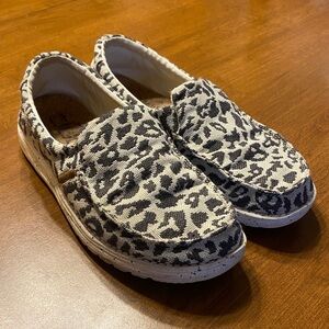 Hey Dude Misty Cheetah Grey Size 9